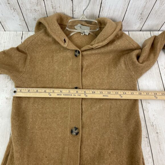 Everlane The Cozy Stretch Duster Cardigan Caramel Camel Tan Size XS - Picture 10 of 11